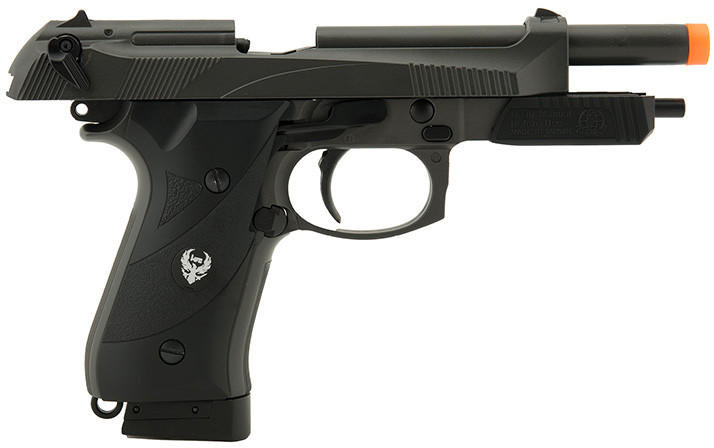 HFC 192 CO2 Blowback Airsoft Pistol with Accessory Rail, Black